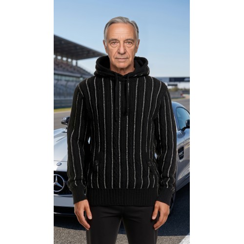 Mercedes-Sweatshirt, handgestrickt aus 100 % Merinowolle, Business-Stil Mercedes-Sweatshirt, handgestrickt aus 100 % Merinowolle, Business-Stil