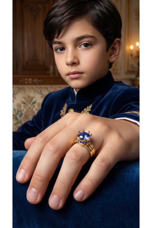 „Der junge Prinz“ – Ring, handgefertigt, auf Bestellung, Unikat „Der junge Prinz“ – Ring, handgefertigt, auf Bestellung, Unikat