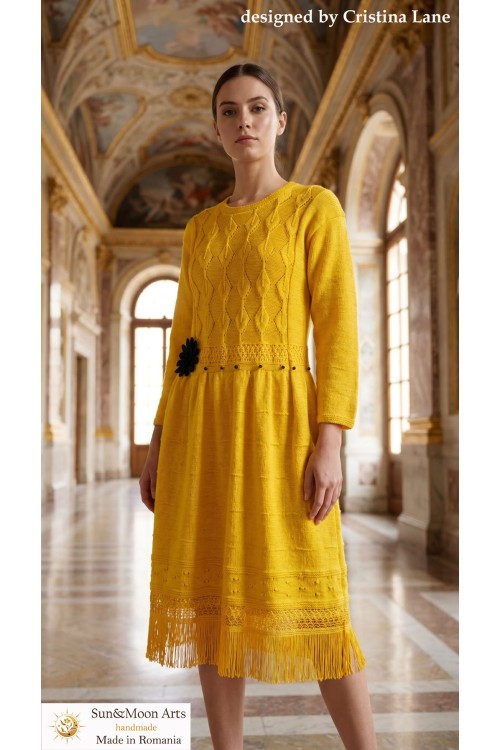 Kaschmirkleid handgestrickt sehr hochwertig und elegant, Unikat Kaschmirkleid handgestrickt sehr hochwertig und elegant, Unikat