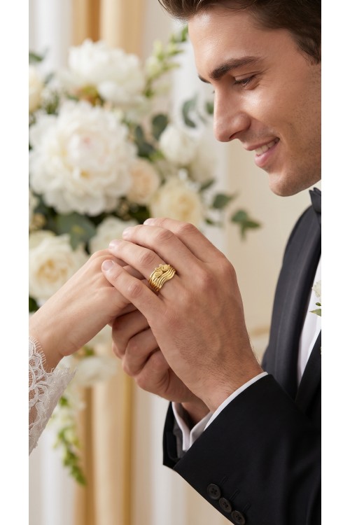 Handgefertigter Ehering „Forever“, unisex, auf Bestellung, Unikat Handgefertigter Ehering „Forever“, unisex, auf Bestellung, Unikat