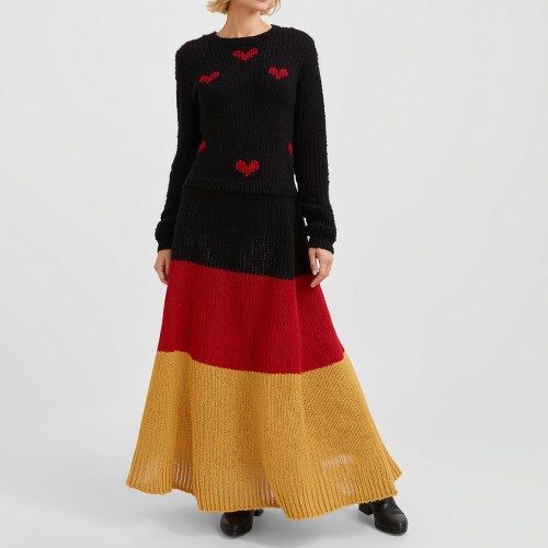 Handgestricktes Kleid aus Merinowolle, Unikat