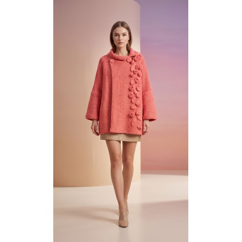 Handgestrickter Sommer Jacke aus 100% Baumwolle Handgestrickter Sommer Jacke aus 100% Baumwolle