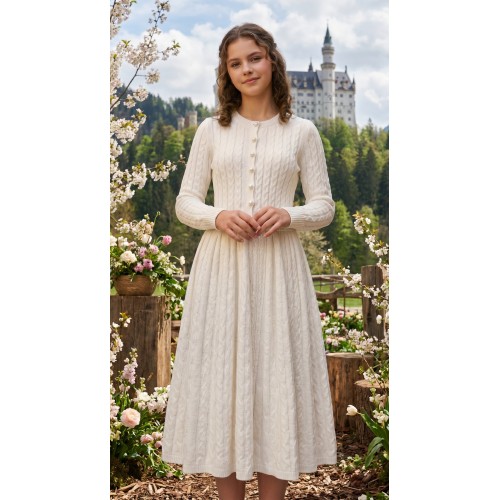 Ein handgestricktes, äußerst elegantes Frühjahrs- und Sommeroutfit aus Baumwolle und Kaschmir Ein handgestricktes, äußerst elegantes Frühjahrs- und Sommeroutfit aus Baumwolle und Kaschmir